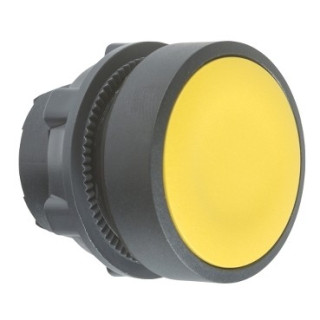 ZB5AA5 - Harmony XB5 - tête bouton poussoir - Ø22 - affleurant - jaune - Schneider 