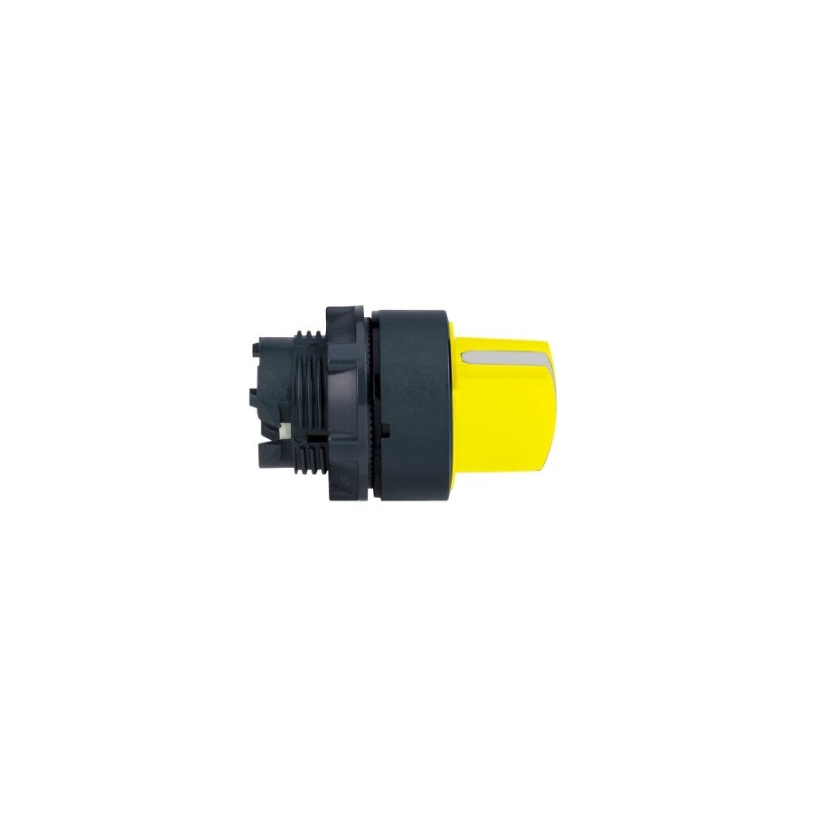 ZB5AD305 - Harmony XB5 - tête bouton tournant à manette - Ø22 - 3 posit fixes - jaune - Schneider 