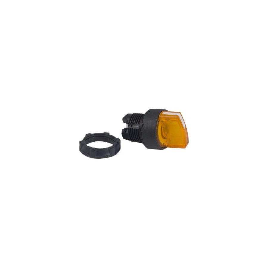 ZB5AK1253 - Harmony XB5 - tête bouton à manette lumineux - Ø22 - 2 pos fix - orange - Schneider 