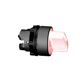 ZB5AK1343 - Harmony XB5 - tête bouton à manette lumineux - Ø22 - 3 pos fix - rouge - Schneider 