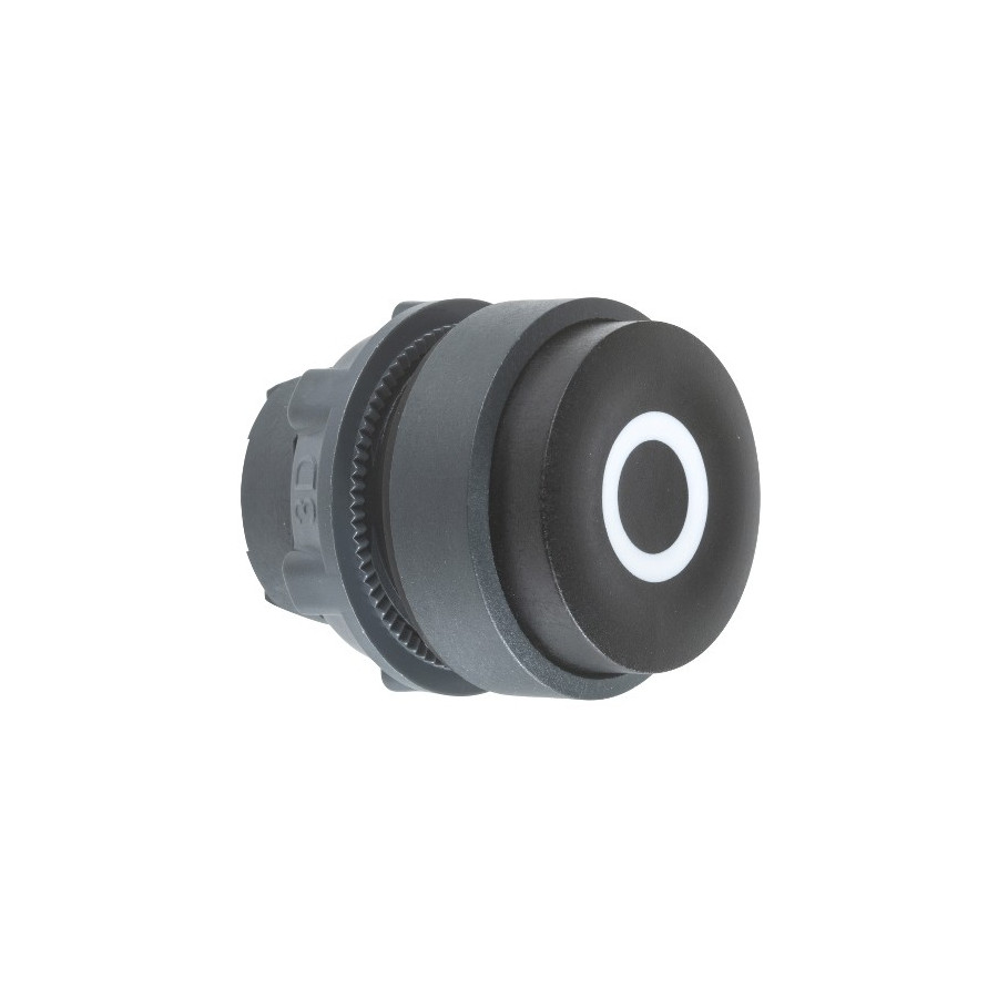 ZB5AL232 - Harmony XB5 - tête bouton poussoir à impulsion - Ø22 - dépassant - marqué - noir - Schneider 