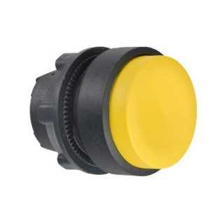 ZB5AL5 - Harmony XB5 - tête bouton poussoir à impulsion - Ø22 - dépassant - jaune - Schneider 