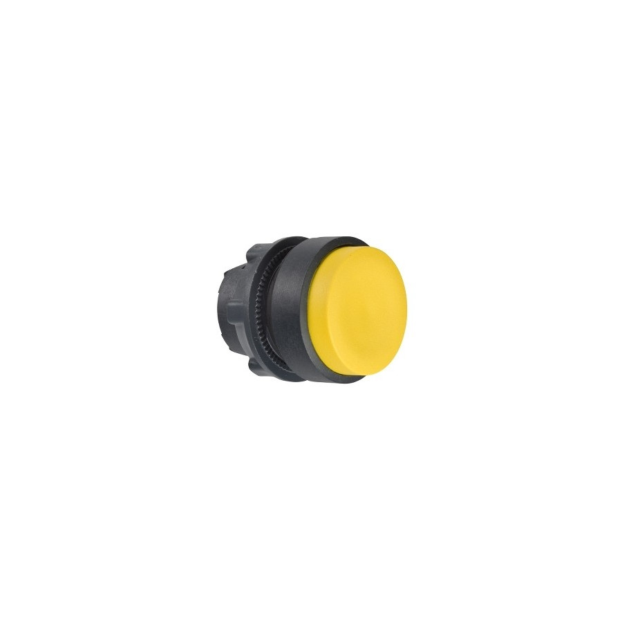 ZB5AL5 - Harmony XB5 - tête bouton poussoir à impulsion - Ø22 - dépassant - jaune - Schneider 