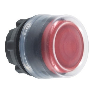 ZB5APA4 - Harmony tête de bouton poussoir + capuchon IP66 - Ø22 - rouge - Schneider 