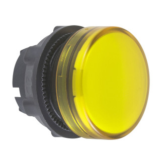 ZB5AV083E - Harmony XB5 - tête voyant lumineux DEL - Ø22 - lisse - pour étiquette - jaune - Schneider 