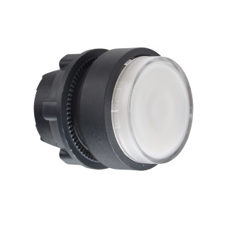 ZB5AW113 - Harmony XB5 - tête bouton poussoir lumineux DEL - Ø22 - dépassant - blanc - Schneider 
