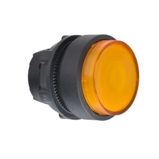 ZB5AW153 - Harmony XB5 - tête bouton poussoir lumineux DEL - Ø22 - dépassant - orange - Schneider 