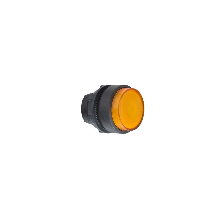 ZB5AW153 - Harmony XB5 - tête bouton poussoir lumineux DEL - Ø22 - dépassant - orange - Schneider 