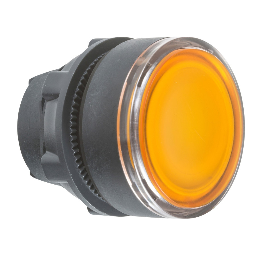 ZB5AW353 - Harmony XB5 - tête bouton poussoir lumineux DEL - Ø22 - orange - Schneider 