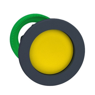 ZB5FA56 - Harmony XB5 - tête bouton poussoir à impulsion - Ø22 - flush - encastré - jaune - Schneider 