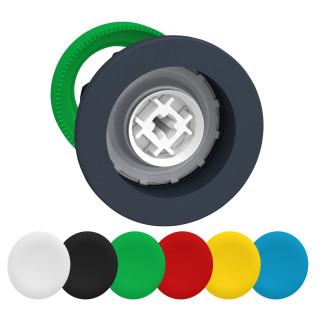 ZB5FA9 - Harmony XB5 - tête bouton poussoir à impulsion - Ø22 - flush - 6 couleurs - Schneider 