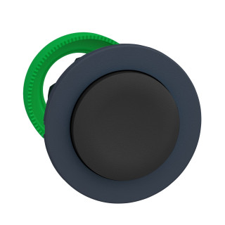 ZB5FL2 - Harmony XB5 - tête bouton poussoir à impulsion - Ø22 - flush - dépassant - noir - Schneider 