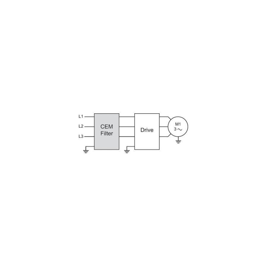 VW3A4702 - Altivar - filtre d'entrée CEM - alimentation triphasé - 10A - Schneider 