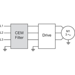 VW3A47903 - Altivar - kit métallique - IP21 pour filtre CEM IP20 - Schneider 