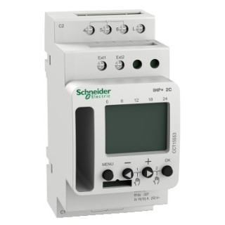 CCT15553 - Acti9 IHP+ - interrupteur horaire programmable - 2 canal - smart - Schneider 