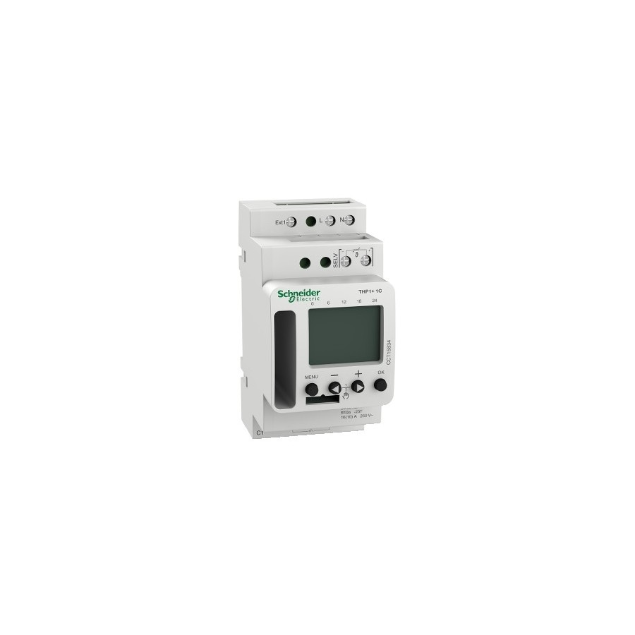 CCT15834 - Acti9 THP1+ - thermostat programmable - 1 canal - Schneider 