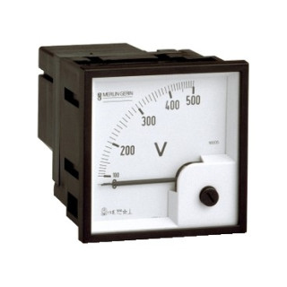 16005 - PowerLogic - voltmètre analogique - encastré - 72x72mm - 0 à 500 V - Schneider 