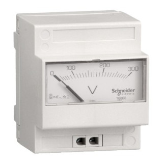 16060 - PowerLogic - voltmètre analogique - modulaire - 0 à 300 V - Schneider 