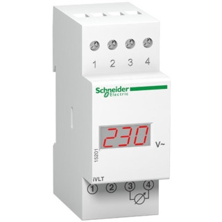 15201 - PowerLogic - voltmètre numérique - modulaire - 0 à 600 V - Schneider 
