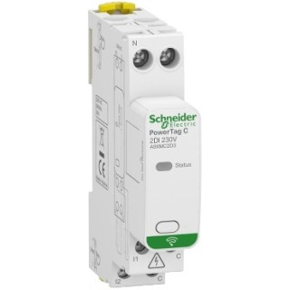 A9XMC2D3 - PowerTag C - capteur contacts radio-fréquence modulaire - 2 entrées - Schneider 
