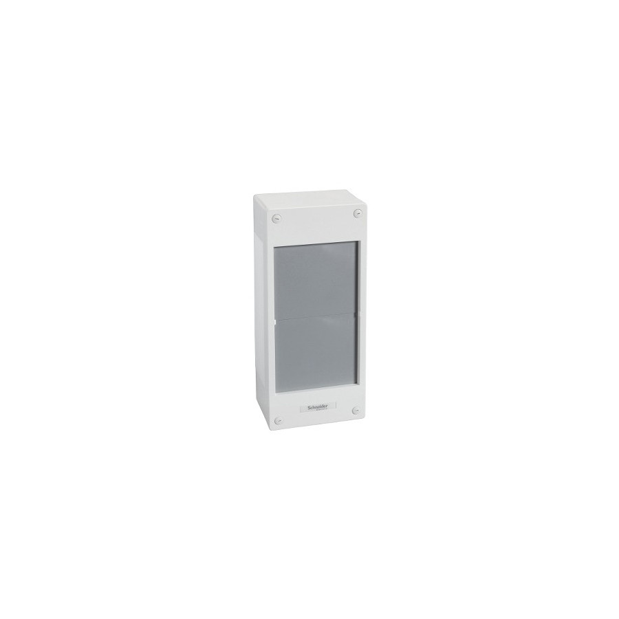 PRA06224W - Pragma - interface - pour coffret saillie 2x24 modules - sans porte - blanc - Schneider 
