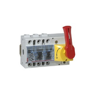 022320 - Interrupteur-sectionneur Vistop 100A - 3P commande frontale et poignée rouge - Legrand 