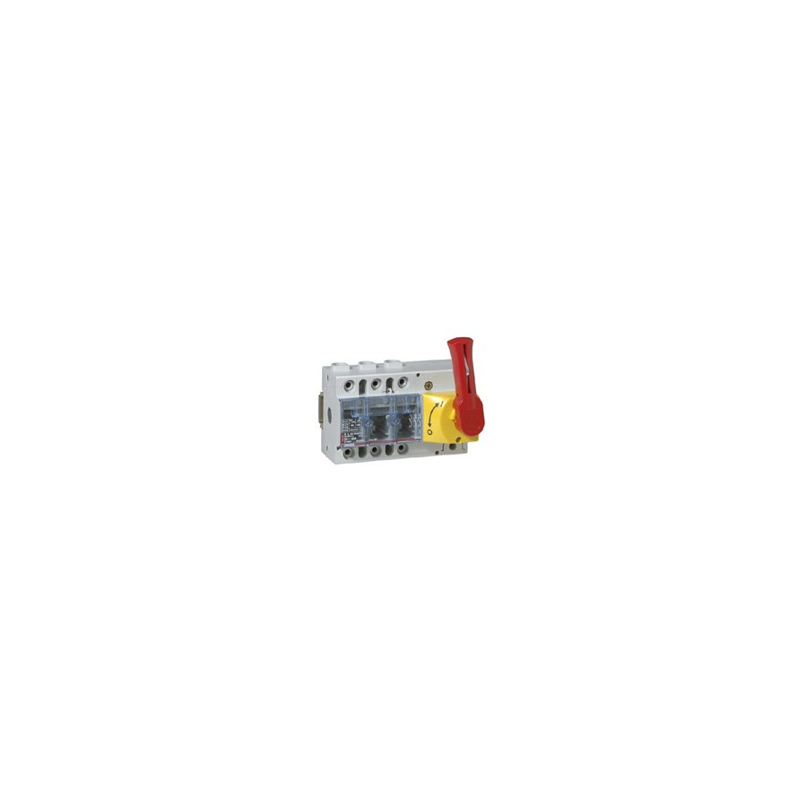 022334 - Interrupteur-sectionneur Vistop 125A - 3P commande frontale et poignée rouge - Legrand 
