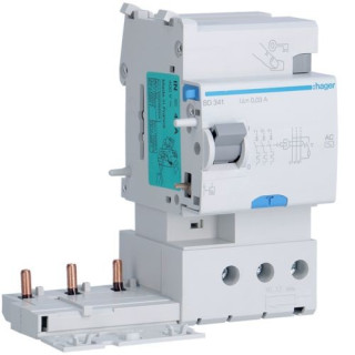 BD341 - Bloc Differentiel 3p 40a 30ma Type Ac - Hager 
