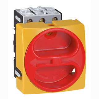 022102 - Interrupteur-sectionneur Rotatif Complet Encastre Cadenassable - Tripolaire 25a - Legrand 