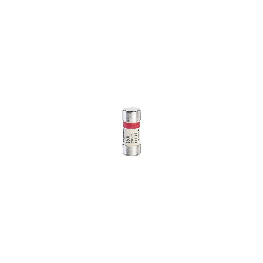 011616 - Cartouche Cylindrique Domestique 10,3x25,8mm Sans Voyant - 16a x10 - Legrand 