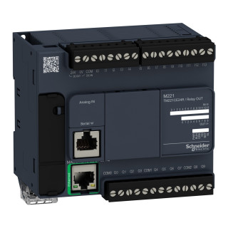 TM221CE24R - Modicon M221, Contrôleur 24e/s Relais, Port Ethernet+série, 100/240vca - Schneider 