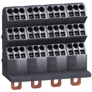 LVS04034 - Linergy Dp - Répartiteur Nsx 4p - 250a Icc 150ka - Connect 4x(6x10mm² + 3x16mm²) - Schneider 