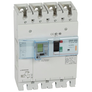 420329 - Disjoncteur électronique différentiel dpx³250 25ka 400vac - 4p - 250a - Legrand 