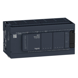 TM241C40R - Modicon M241, Contrôleur 40e/s Pnp+relais, 2 Ports Série, 100/240vca - Schneider 