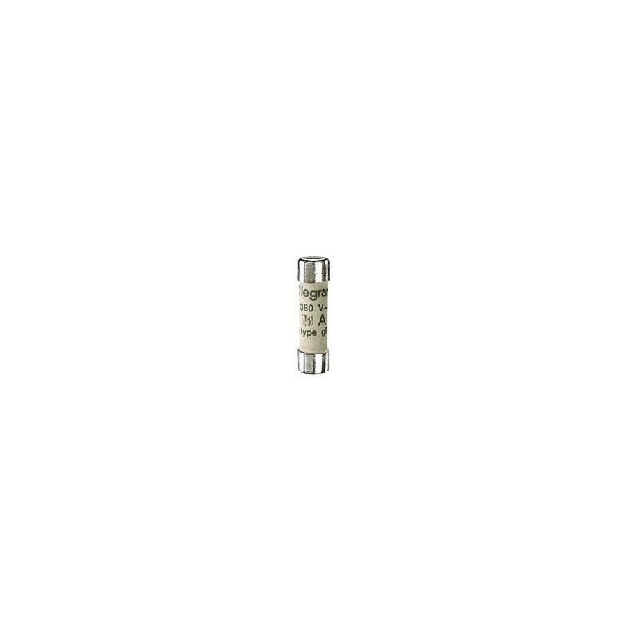 012410 - Cartouche industrielle cylindrique typegg 8x32mm avec voyant - 10a (boite de 10) - Legrand 