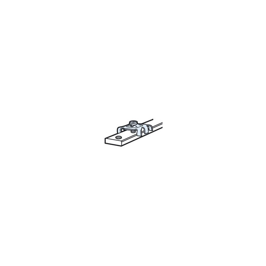 037365 - Connecteur pour barre cuivre 12x4mm à trous taraudés (x100) - Legrand 
